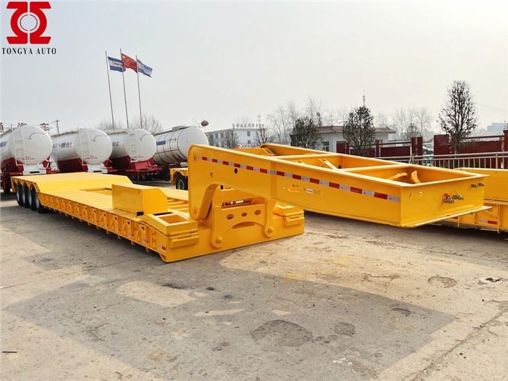 Svanehals aftagelig lowbed trailer
