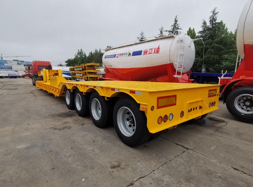 Aftagelig Svanehals Lowbed Semi Trailer