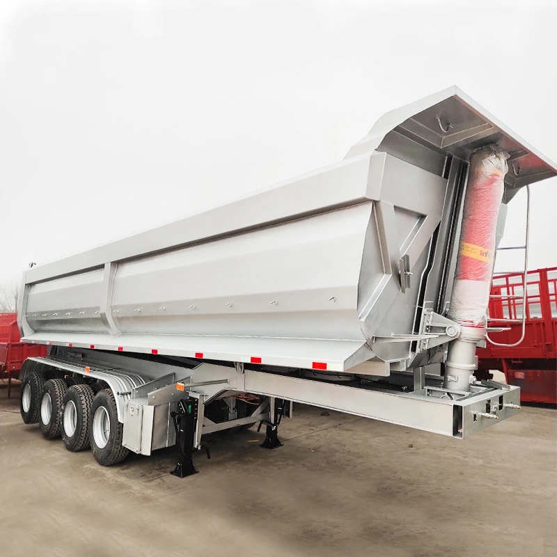 Hyva cylinder dump trailer
