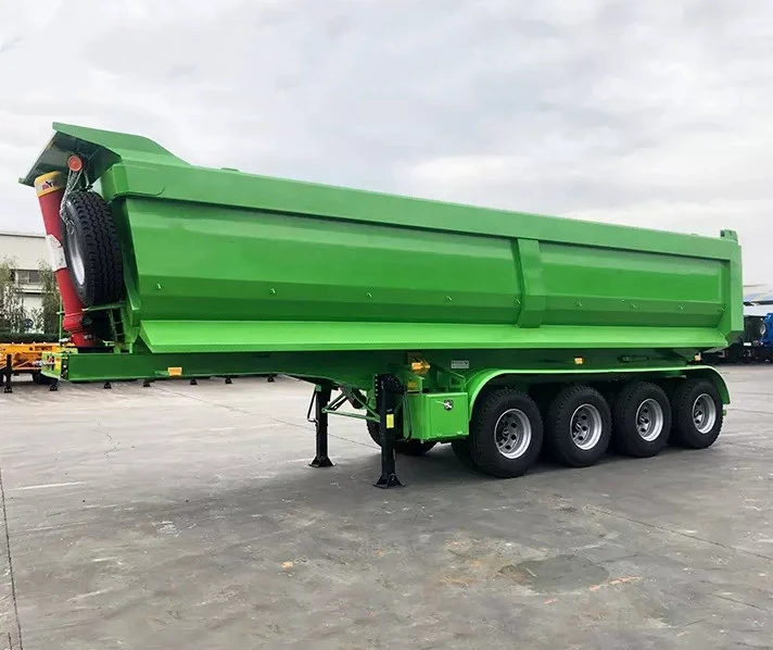 Side tip trailer