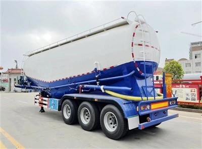45T Bulk Cement Trailer Fabrikspriser Bulk Cement Tank Semi Trailer Til salg