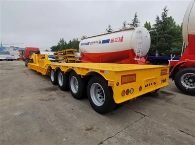 Aftagelig Svanehals Lowbed Semi Trailer