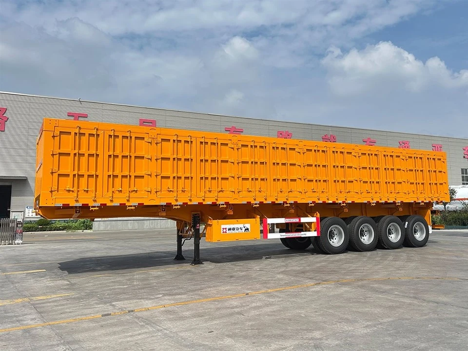 120t side dump semi trailer