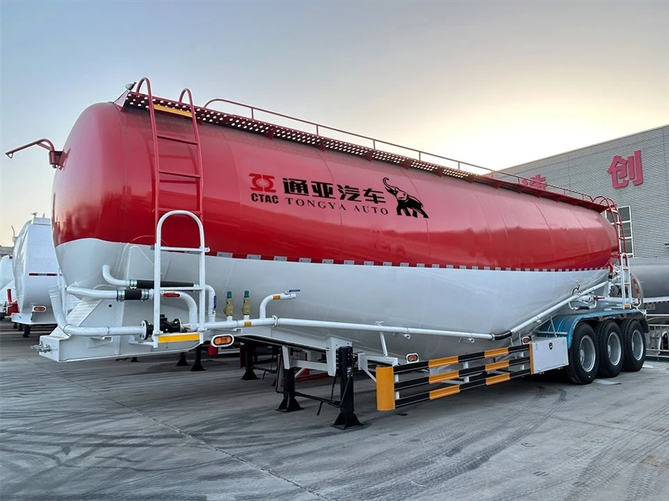 3-akslet BPW Bulk Cement Tank Semi Trailer