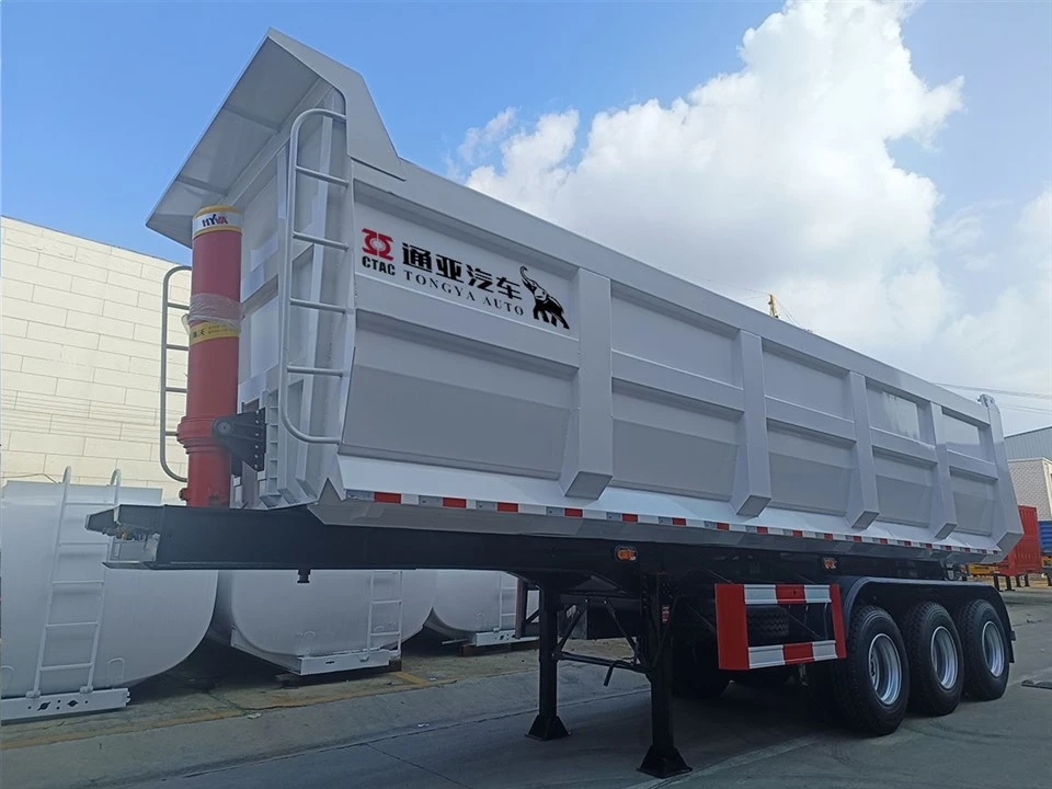 3-akslet dumper semi trailer