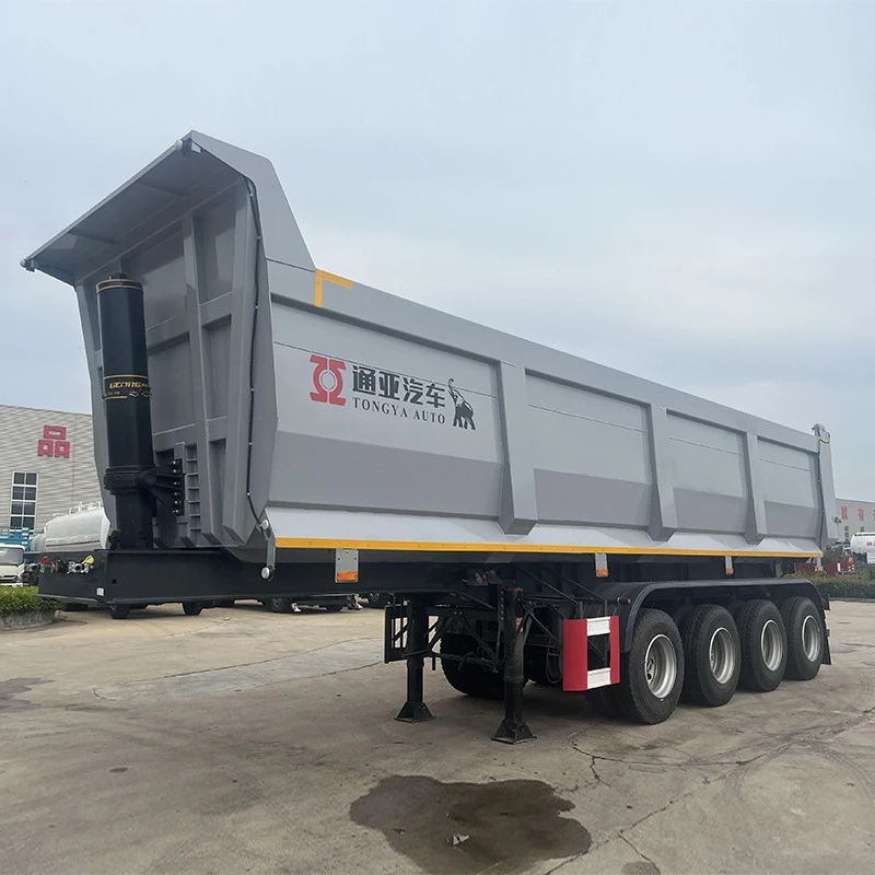 60T Rear Dump Semi Trailer With OTTC Certification