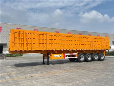 120t side dump semi trailer