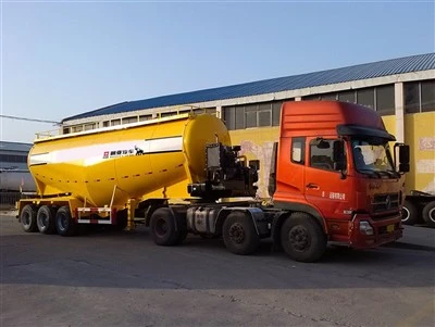 3 Axle Powder Tnker Semi Trailer til salg