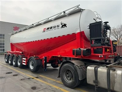 5 akslet 66 liters bulk cement tankvogn semi trailer