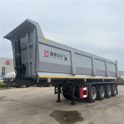 60T Rear Dump Semi Trailer With OTTC Certification