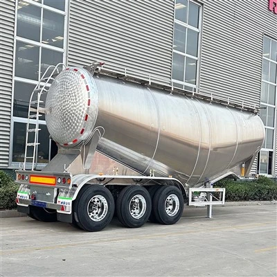 Aluminium Bulk Cement Tankvogn Trailer