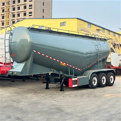 Bulk Cement Tankvogn Semi Trailer Til Pulver